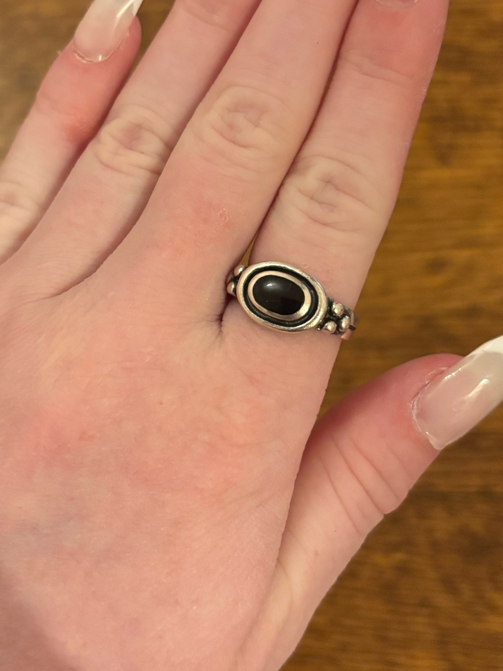 BLACK ONYX RING - Picture 4 of 4